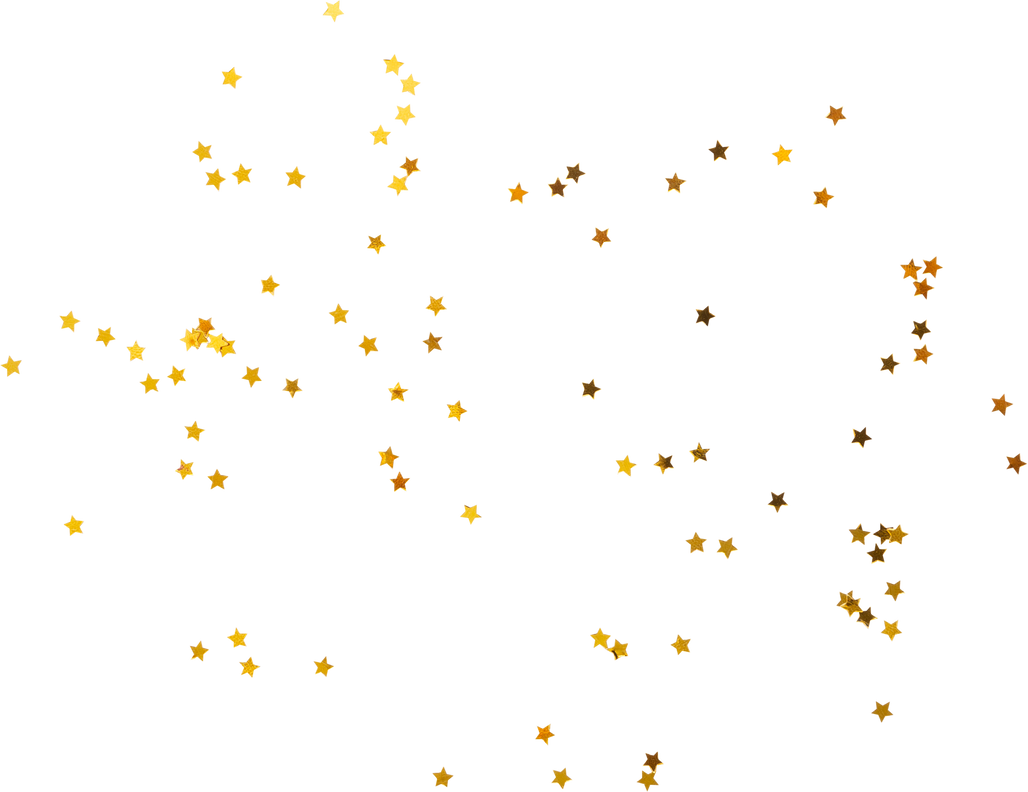 Star Confetti, Party decoration cutout, Png file