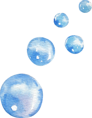 Watercolor Droplets Illustration